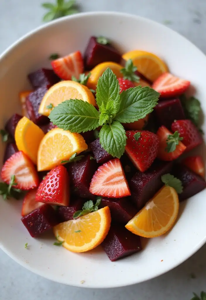 25 Beet and Orange Salad Recipes That Brighten Any Meal 77 25 Beet and Orange Salad Recipes That Brighten Any Meal - 15. Beet and Orange Fruit Salad