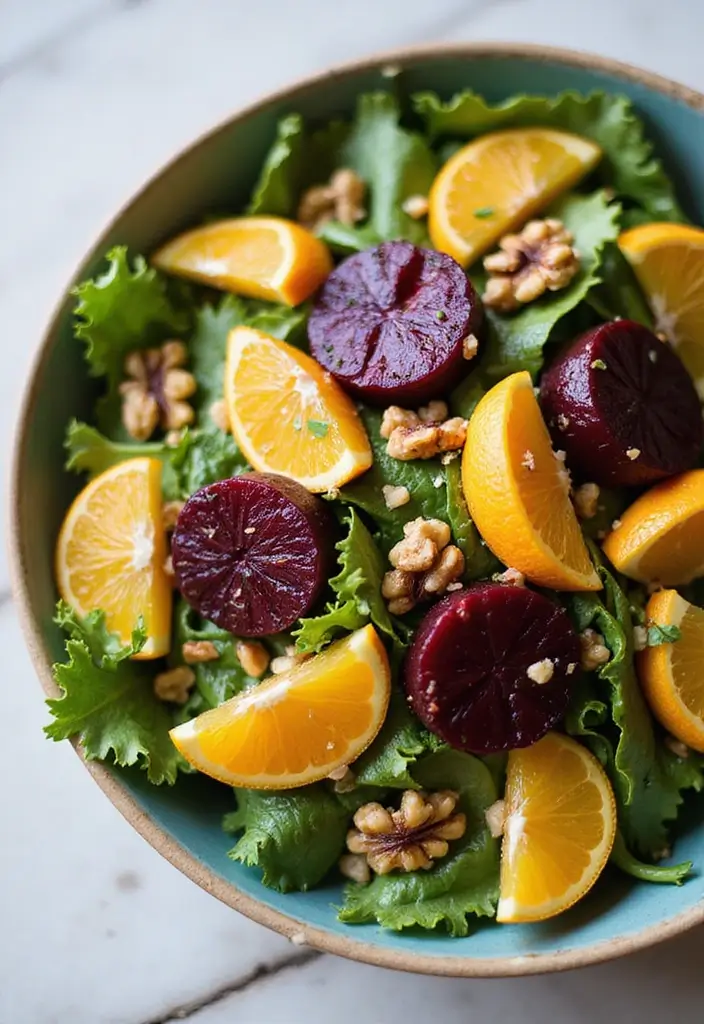 25 Beet and Orange Salad Recipes That Brighten Any Meal 119 25 Beet and Orange Salad Recipes That Brighten Any Meal - 23. Beet and Orange Salad with Walnuts