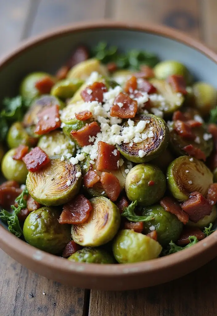 25 Brussel Sprout Salad Recipes with Bacon for a Flavorful Crunch 42 25 Brussel Sprout Salad Recipes with Bacon for a Flavorful Crunch - 8. Warm Brussel Sprout Salad with Bacon and Parmesan
