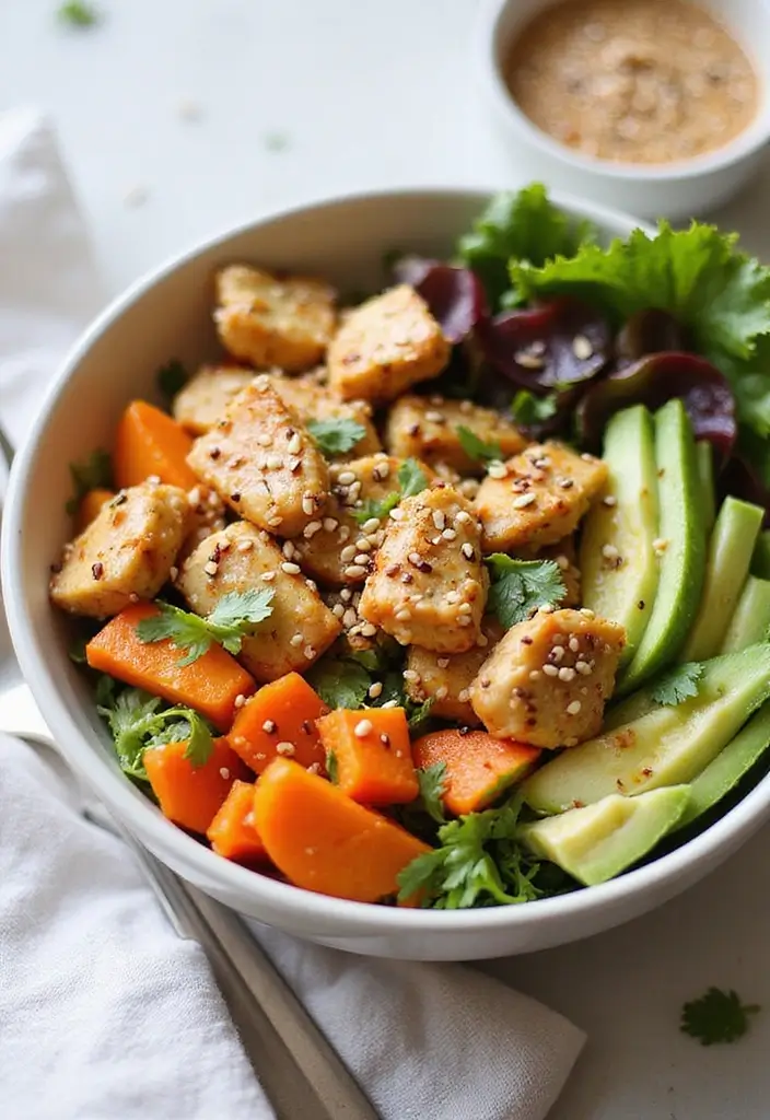 25 Chicken Salad Meal Prep Lunch Recipes for a Healthy Week 49 25 Chicken Salad Meal Prep Lunch Recipes for a Healthy Week - 11. Sesame Chicken Salad