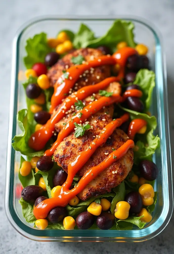 25 Chicken Salad Meal Prep Lunch Recipes for a Healthy Week 78 25 Chicken Salad Meal Prep Lunch Recipes for a Healthy Week - 16. Chipotle Chicken Salad