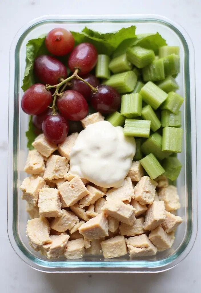 25 Chicken Salad Meal Prep Lunch Recipes for a Healthy Week 95 25 Chicken Salad Meal Prep Lunch Recipes for a Healthy Week - 19. Classic Chicken Salad
