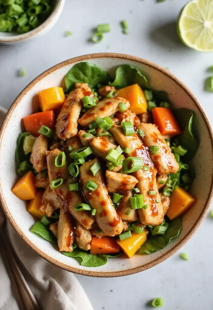25 Chicken Salad Meal Prep Lunch Recipes for a Healthy Week 122 25 Chicken Salad Meal Prep Lunch Recipes for a Healthy Week - 24. Teriyaki Chicken Salad