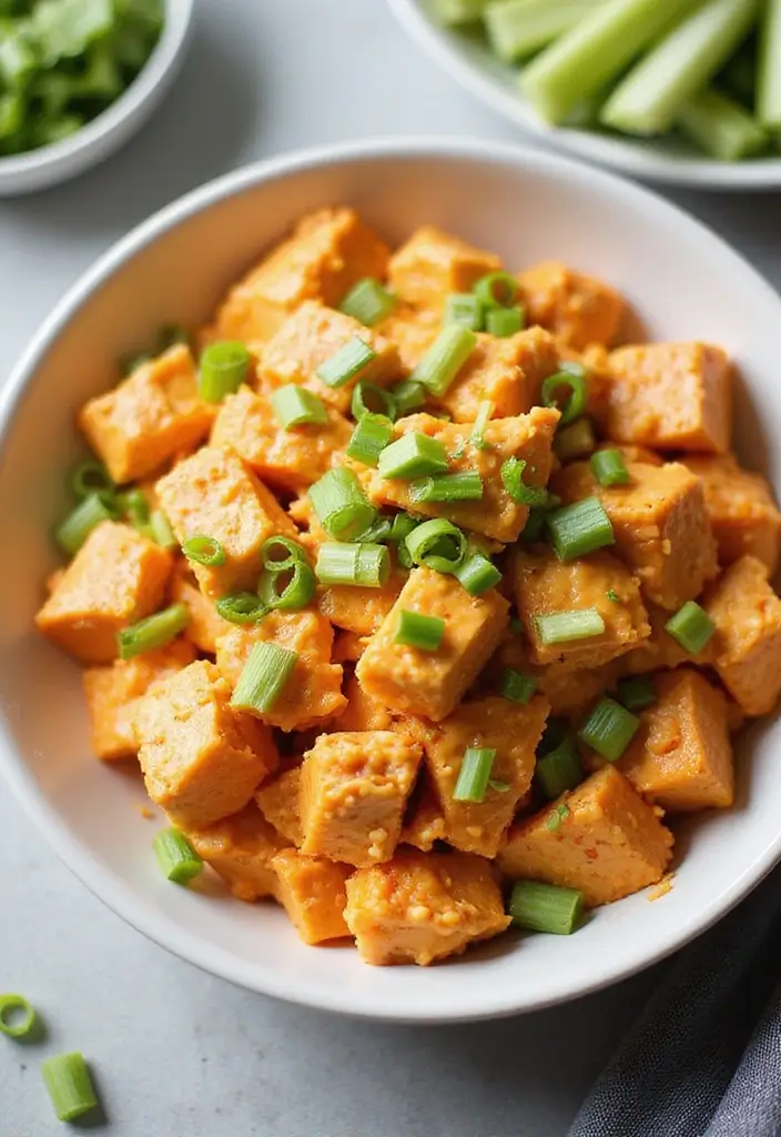 25 Chicken Salad Meal Prep Lunch Recipes for a Healthy Week 18 25 Chicken Salad Meal Prep Lunch Recipes for a Healthy Week - 4. Spicy Buffalo Chicken Salad