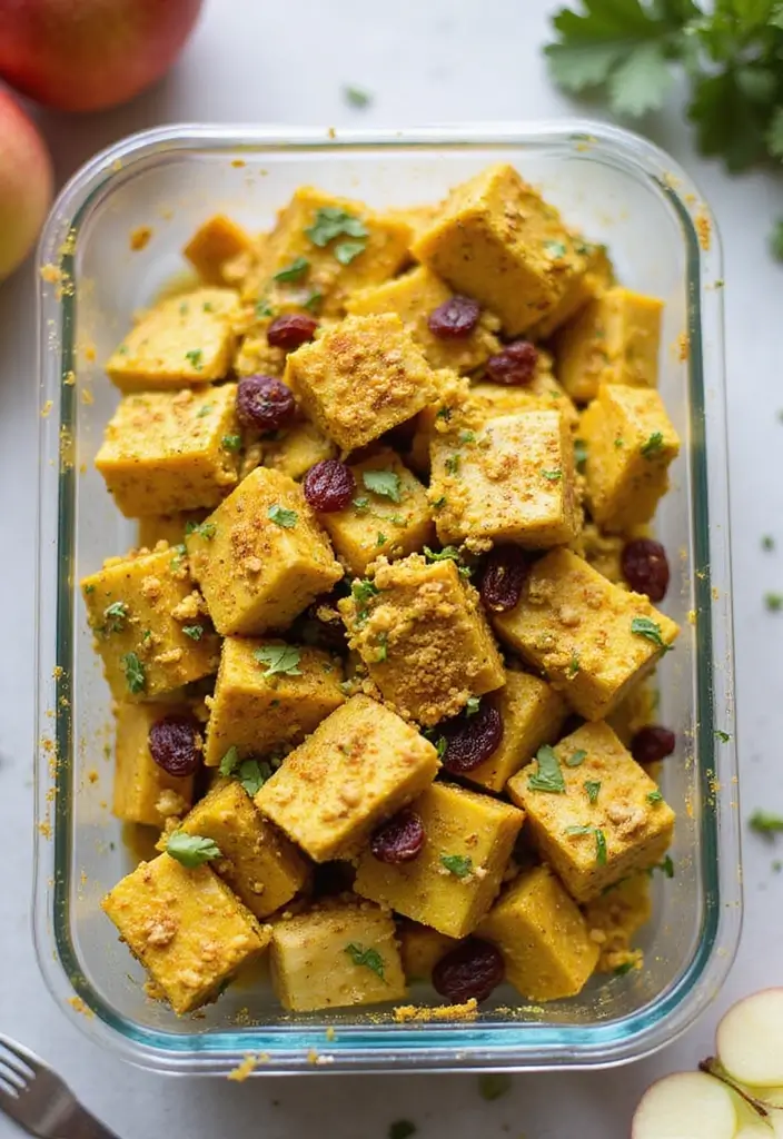 25 Chicken Salad Meal Prep Lunch Recipes for a Healthy Week 36 25 Chicken Salad Meal Prep Lunch Recipes for a Healthy Week - 8. Curried Chicken Salad