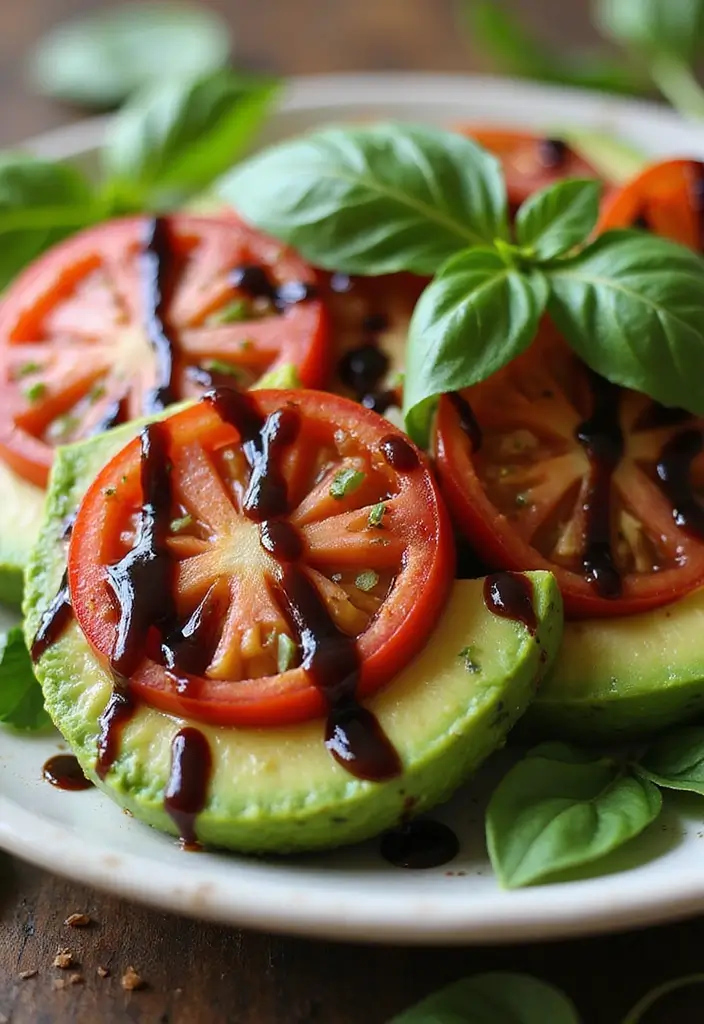25 Cucumber Tomato Avocado Salad Recipes for a Summer Refresh 8 25 Cucumber Tomato Avocado Salad Recipes for a Summer Refresh - 2. Avocado Tomato Salad with Balsamic Glaze