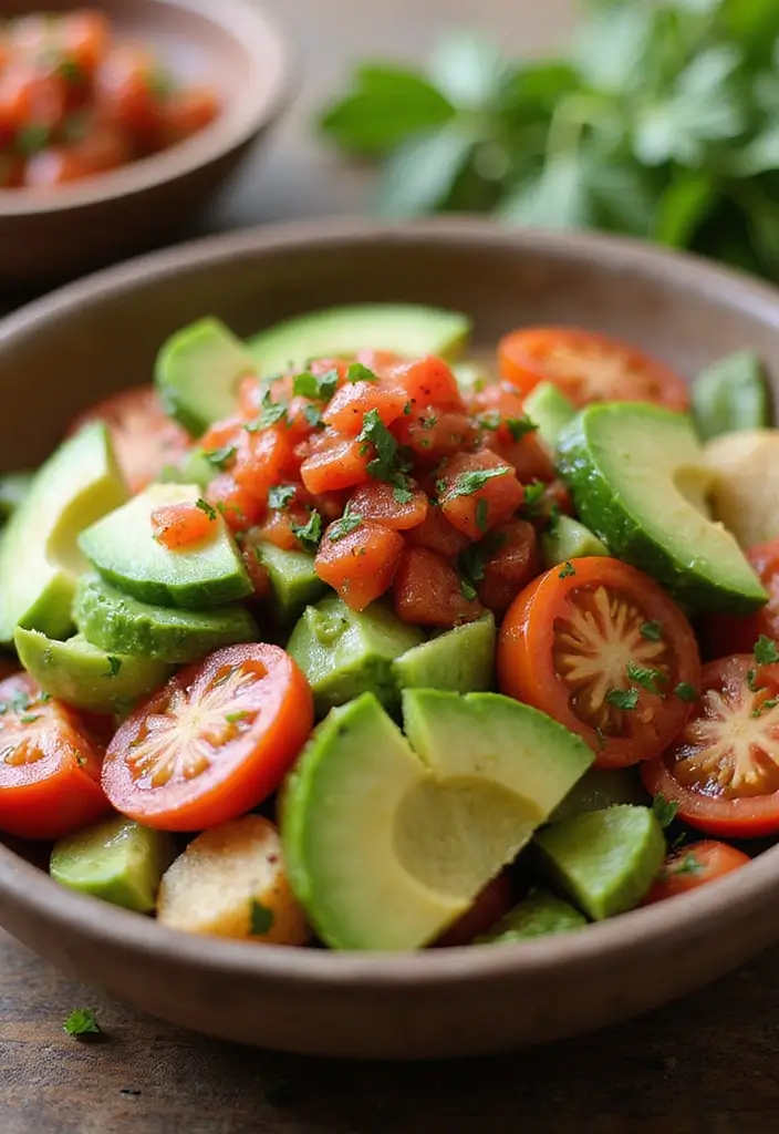 25 Cucumber Tomato Avocado Salad Recipes for a Summer Refresh 120 25 Cucumber Tomato Avocado Salad Recipes for a Summer Refresh - 22. Cucumber Tomato Avocado Salad with Salsa