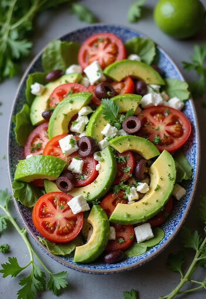25 Cucumber Tomato Avocado Salad Recipes for a Summer Refresh 22 25 Cucumber Tomato Avocado Salad Recipes for a Summer Refresh - 4. Mediterranean Cucumber Tomato Avocado Salad
