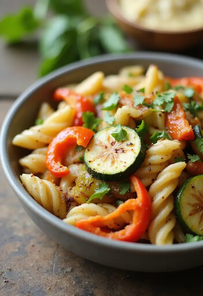 25 Dairy Free Pasta Salad Recipes Perfect for Family Gatherings 73 25 Dairy Free Pasta Salad Recipes Perfect for Family Gatherings - 15. Roasted Vegetable Pasta Salad