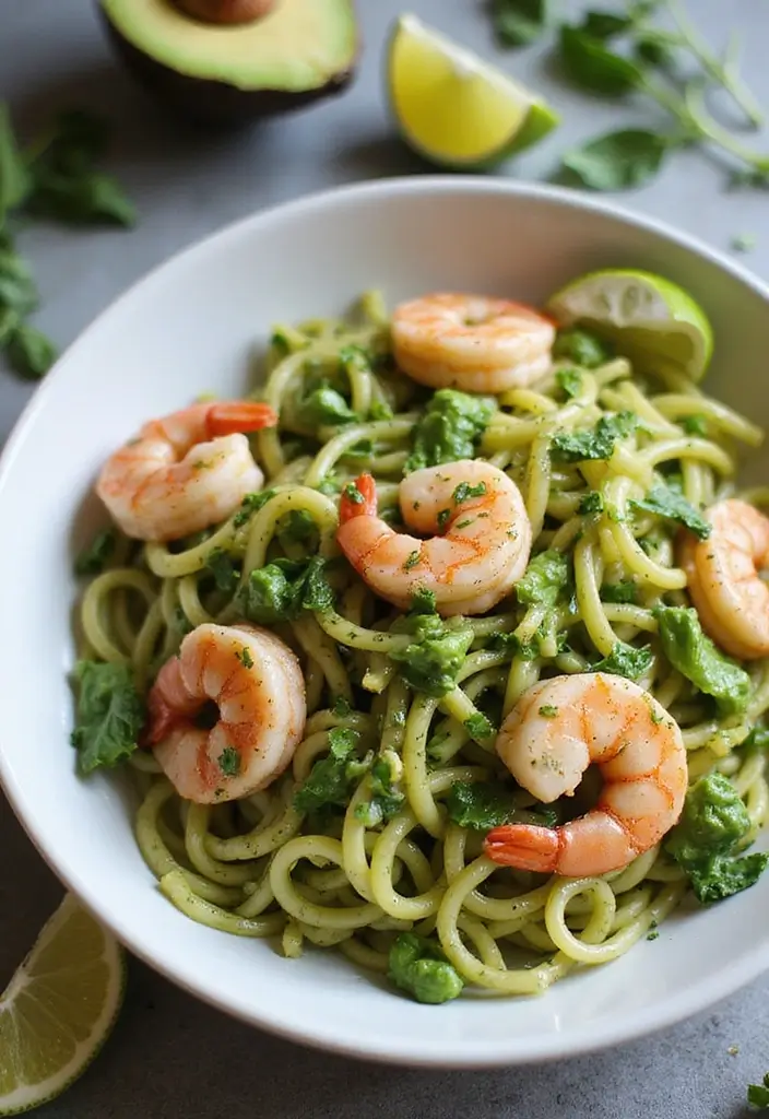 25 Dairy Free Pasta Salad Recipes Perfect for Family Gatherings 78 25 Dairy Free Pasta Salad Recipes Perfect for Family Gatherings - 16. Avocado & Shrimp Pasta Salad