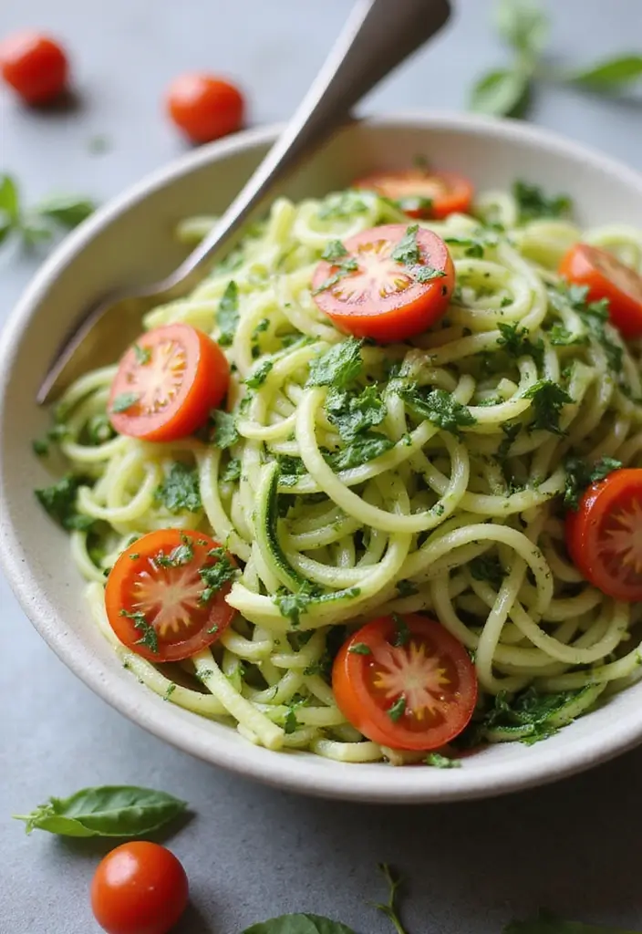 25 Dairy Free Pasta Salad Recipes Perfect for Family Gatherings 83 25 Dairy Free Pasta Salad Recipes Perfect for Family Gatherings - 17. Zucchini Noodle Salad