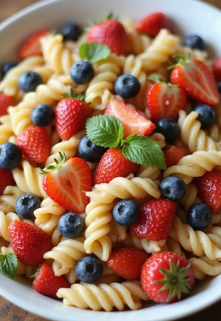 25 Dairy Free Pasta Salad Recipes Perfect for Family Gatherings 115 25 Dairy Free Pasta Salad Recipes Perfect for Family Gatherings - 25. Fruity Pasta Salad
