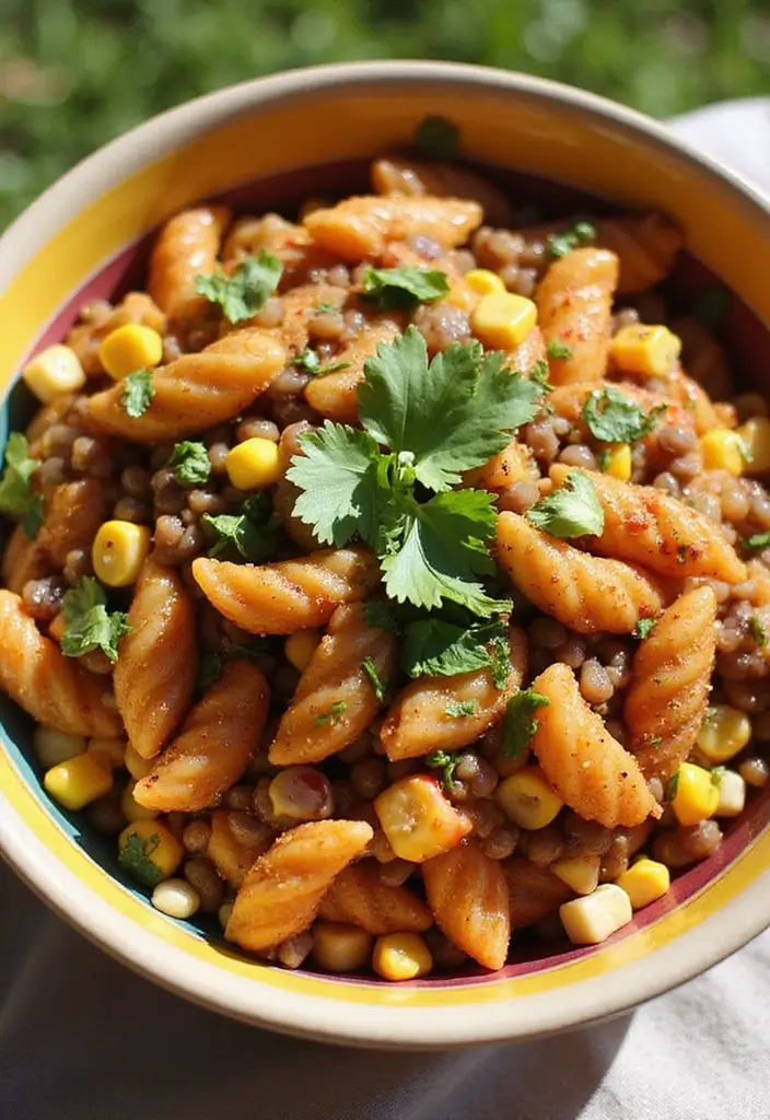 25 Dairy Free Pasta Salad Recipes Perfect for Family Gatherings 21 25 Dairy Free Pasta Salad Recipes Perfect for Family Gatherings - 5. BBQ Lentil Pasta Salad