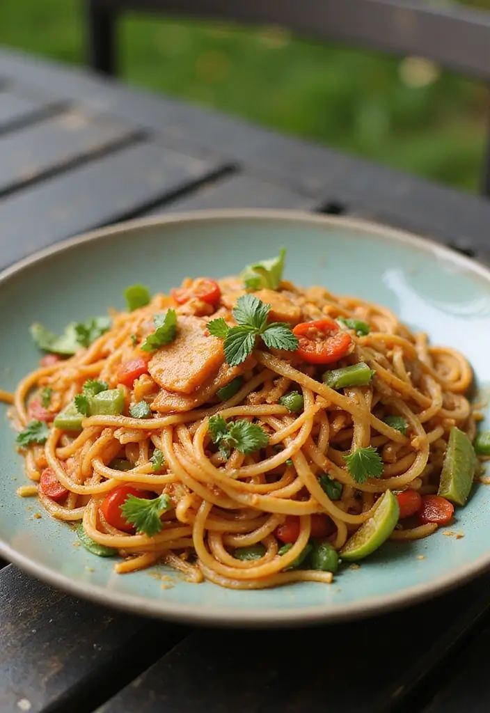 25 Dairy Free Pasta Salad Recipes Perfect for Family Gatherings 27 25 Dairy Free Pasta Salad Recipes Perfect for Family Gatherings - 7. Spicy Thai Noodle Salad