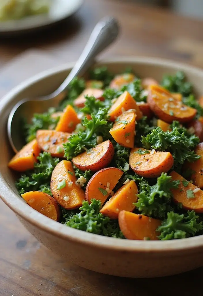 25 Dairy Free Pasta Salad Recipes Perfect for Family Gatherings 32 25 Dairy Free Pasta Salad Recipes Perfect for Family Gatherings - 8. Sweet Potato & Kale Pasta Salad