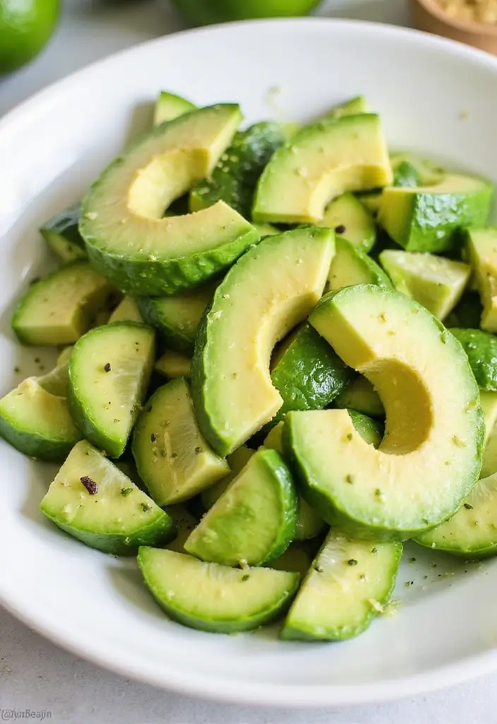 25 Easy Salad Recipes for Dinner That Feel Like a Full Meal 58 25 Easy Salad Recipes for Dinner That Feel Like a Full Meal - 12. Cucumber and Avocado Salad