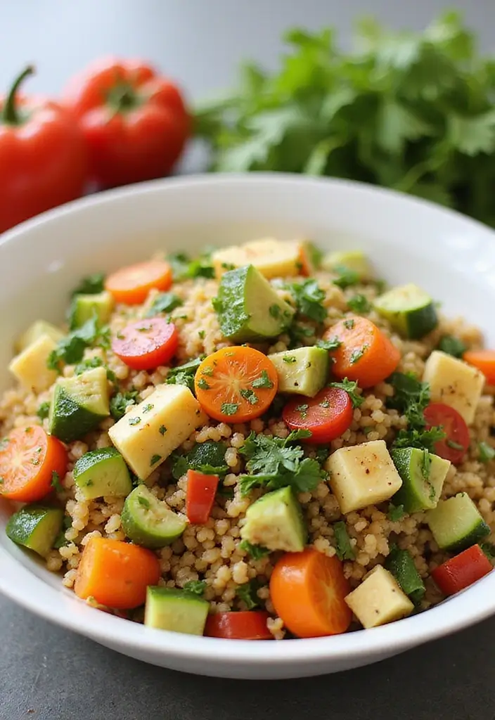 25 Easy Salad Recipes for Dinner That Feel Like a Full Meal 63 25 Easy Salad Recipes for Dinner That Feel Like a Full Meal - 13. Veggie-Packed Couscous Salad