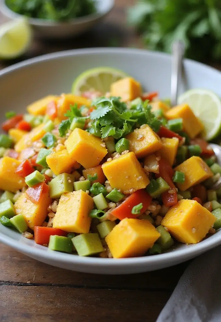 25 Easy Salad Recipes for Dinner That Feel Like a Full Meal 85 25 Easy Salad Recipes for Dinner That Feel Like a Full Meal - 17. Thai Mango Salad