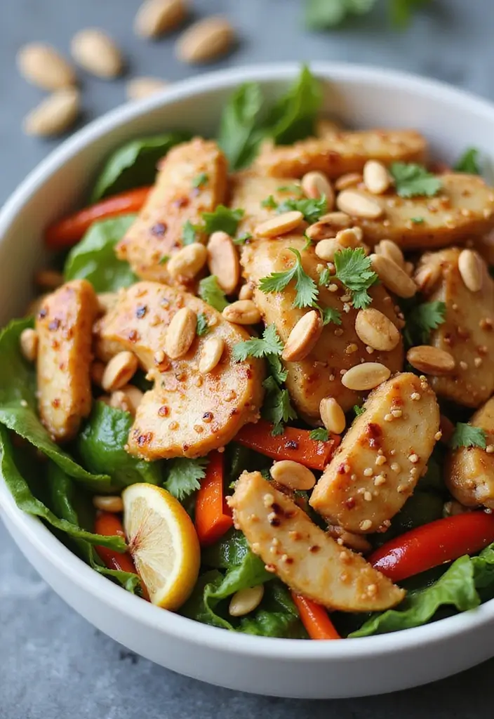 25 Easy Salad Recipes for Dinner That Feel Like a Full Meal 120 25 Easy Salad Recipes for Dinner That Feel Like a Full Meal - 24. Asian Sesame Chicken Salad