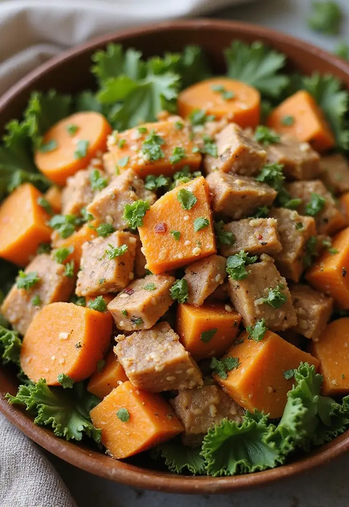 25 Fall Salad Recipes with Sweet Potato for Cozy Days 128 25 Fall Salad Recipes with Sweet Potato for Cozy Days - 24. Sweet Potato and Tuna Salad