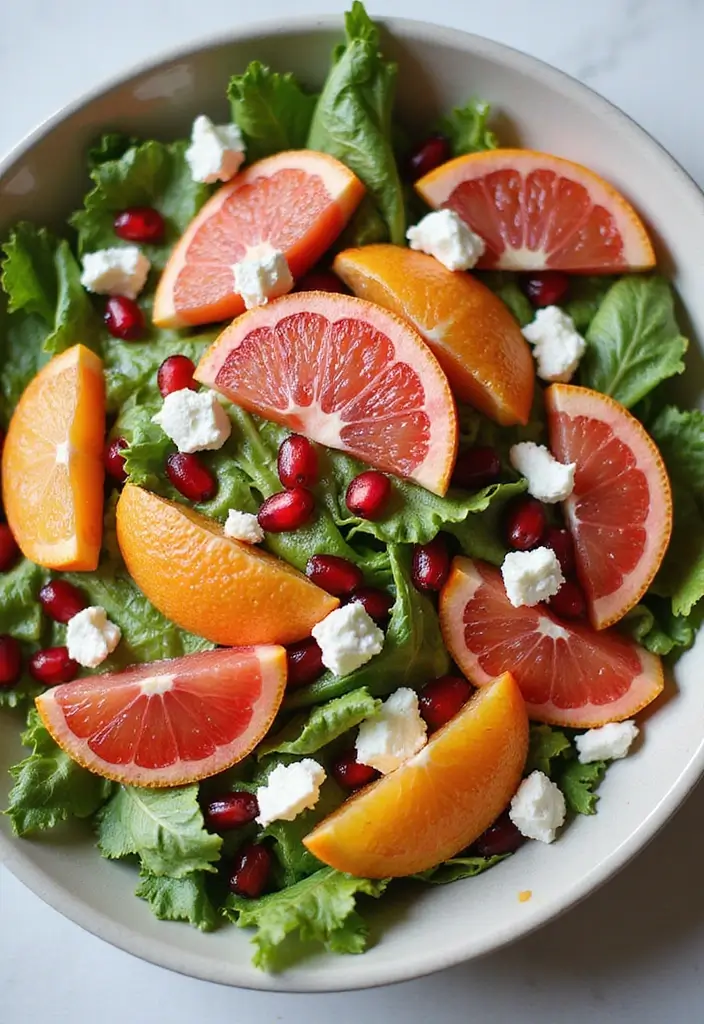25 Fresh Salad Recipes with Spring Mix Lettuce for Every Season 57 25 Fresh Salad Recipes with Spring Mix Lettuce for Every Season - 13. Pomegranate and Citrus Salad