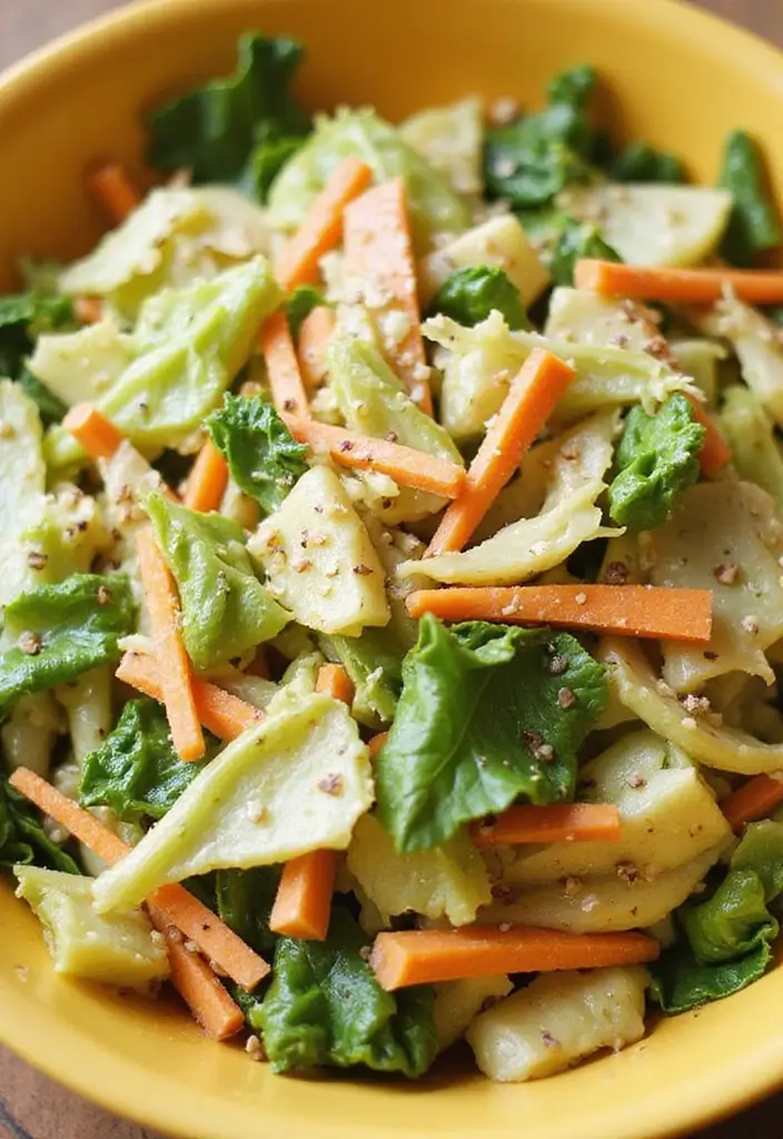 25 Fresh Salad Recipes with Spring Mix Lettuce for Every Season 95 25 Fresh Salad Recipes with Spring Mix Lettuce for Every Season - 21. Polish Cabbage Salad with Spring Mix