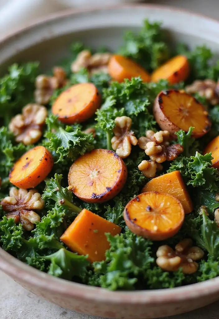 25 Fresh Salad Recipes with Spring Mix Lettuce for Every Season 121 25 Fresh Salad Recipes with Spring Mix Lettuce for Every Season - 25. Sweet Potato and Kale Salad