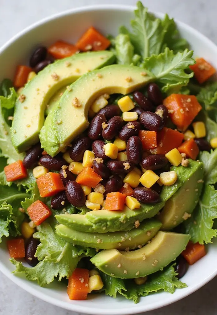 25 Fresh Salad Recipes with Spring Mix Lettuce for Every Season 22 25 Fresh Salad Recipes with Spring Mix Lettuce for Every Season - 6. Southwest Black Bean Salad