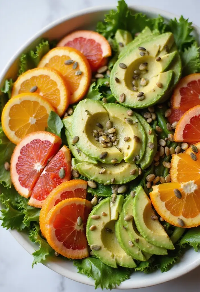 25 Fresh Salad Recipes with Spring Mix Lettuce for Every Season 33 25 Fresh Salad Recipes with Spring Mix Lettuce for Every Season - 9. Citrus Avocado Salad