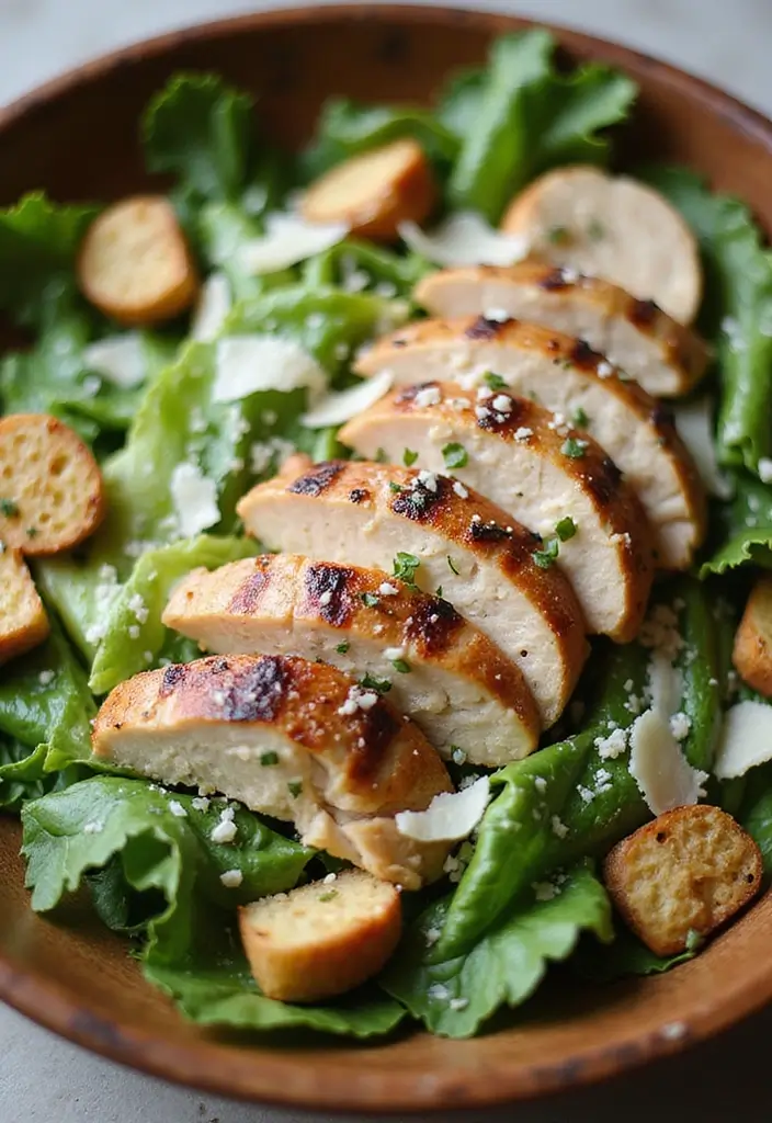 25 Green Salad with Chicken Recipes for a Quick Balanced Meal 1 25 Green Salad with Chicken Recipes for a Quick Balanced Meal - 1. Classic Caesar Salad with Grilled Chicken