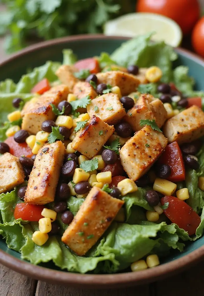 25 Green Salad with Chicken Recipes for a Quick Balanced Meal 30 25 Green Salad with Chicken Recipes for a Quick Balanced Meal - 6. Southwest Chicken Salad