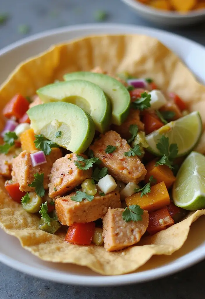 25 High Protein Tuna Salad Recipes for Quick Meal Prep 63 25 High Protein Tuna Salad Recipes for Quick Meal Prep - 11. Taco-Inspired Tuna Salad