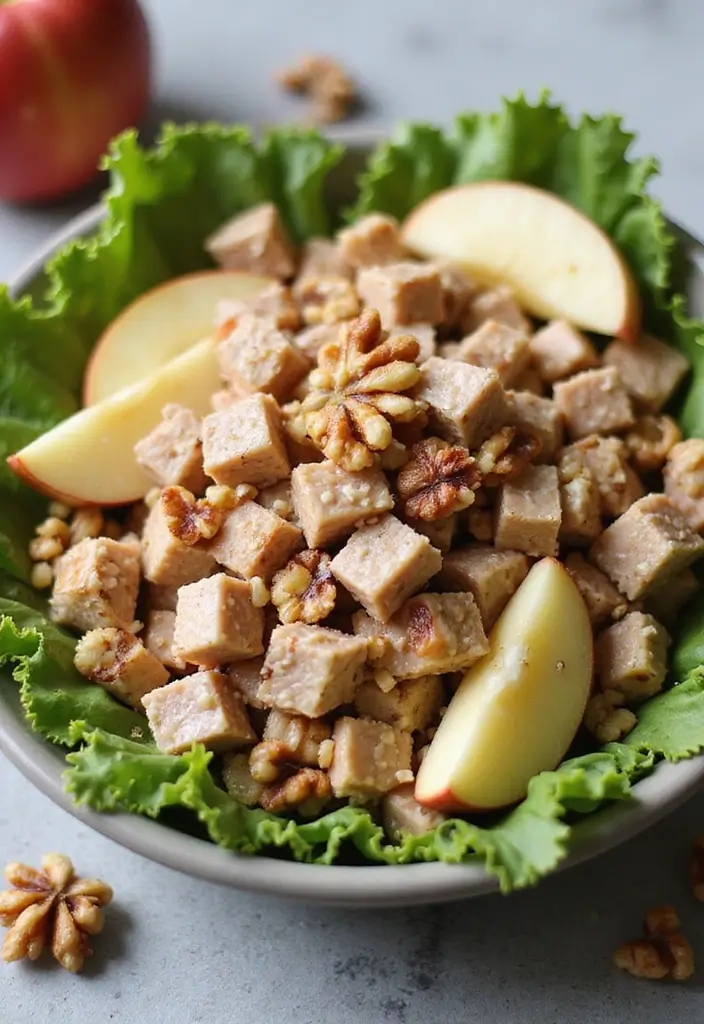 25 High Protein Tuna Salad Recipes for Quick Meal Prep 39 25 High Protein Tuna Salad Recipes for Quick Meal Prep - 7. Tuna Salad with Apples and Walnuts