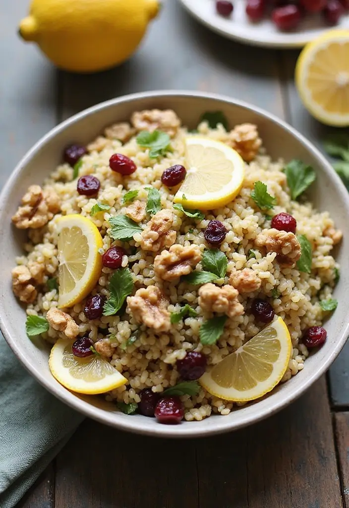 25 Lemon Orzo Pasta Salad Recipes with a Bright, Zesty Flavor 68 25 Lemon Orzo Pasta Salad Recipes with a Bright, Zesty Flavor - 12. Lemon Orzo Salad with Cranberries & Walnuts