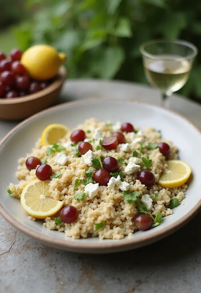 25 Lemon Orzo Pasta Salad Recipes with a Bright, Zesty Flavor 79 25 Lemon Orzo Pasta Salad Recipes with a Bright, Zesty Flavor - 15. Lemon Orzo Salad with Grapes & Goat Cheese