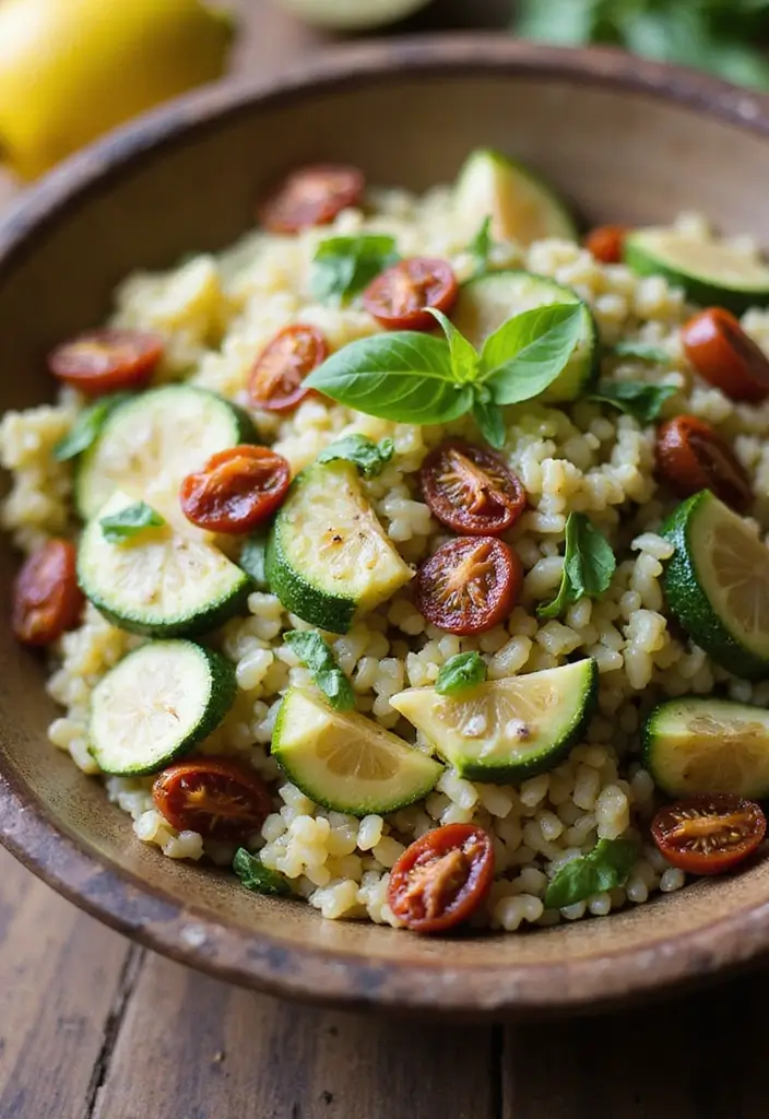 25 Lemon Orzo Pasta Salad Recipes with a Bright, Zesty Flavor 13 25 Lemon Orzo Pasta Salad Recipes with a Bright, Zesty Flavor - 3. Lemon Basil Orzo Salad