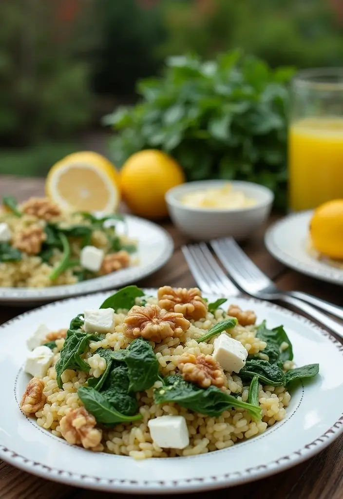 25 Lemon Orzo Pasta Salad Recipes with a Bright, Zesty Flavor 30 25 Lemon Orzo Pasta Salad Recipes with a Bright, Zesty Flavor - 6. Lemon Orzo Salad with Spinach & Feta