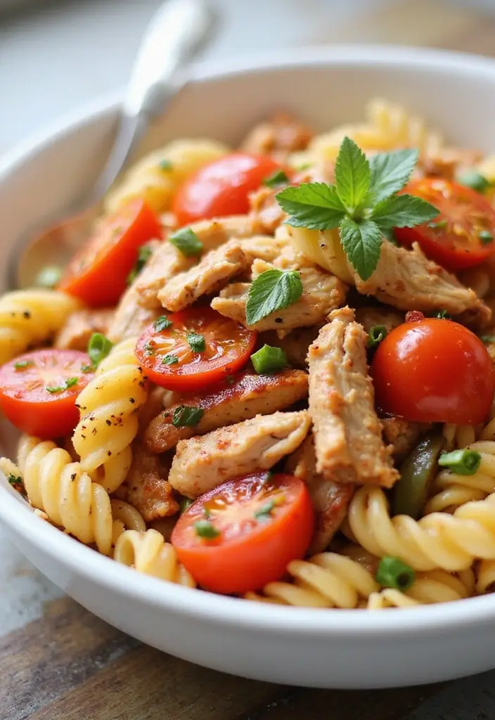 25 Main Dish Pasta Salad Recipes That Are Satisfying and Easy 56 25 Main Dish Pasta Salad Recipes That Are Satisfying and Easy - 12. Barbecue Chicken Pasta Salad