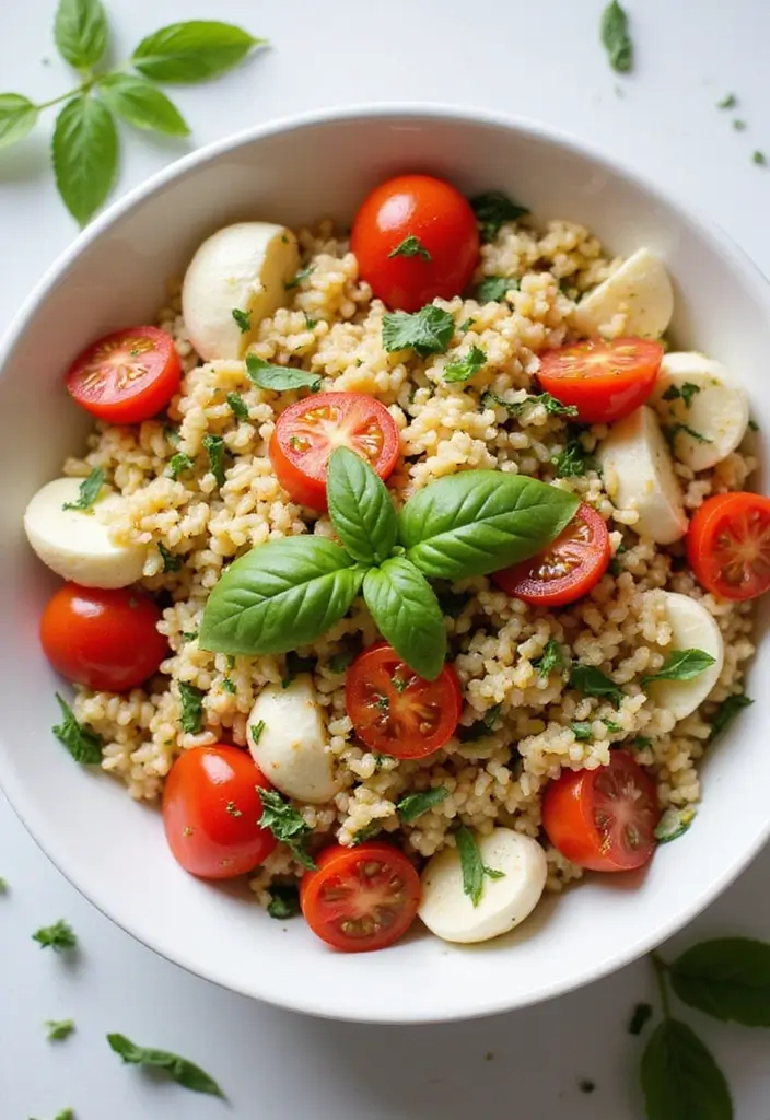 25 Main Dish Pasta Salad Recipes That Are Satisfying and Easy 66 25 Main Dish Pasta Salad Recipes That Are Satisfying and Easy - 14. Caprese Orzo Salad