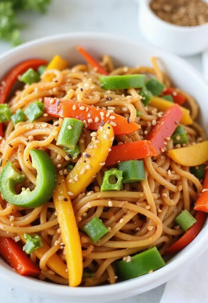 25 Main Dish Pasta Salad Recipes That Are Satisfying and Easy 11 25 Main Dish Pasta Salad Recipes That Are Satisfying and Easy - 3. Asian Sesame Noodle Salad