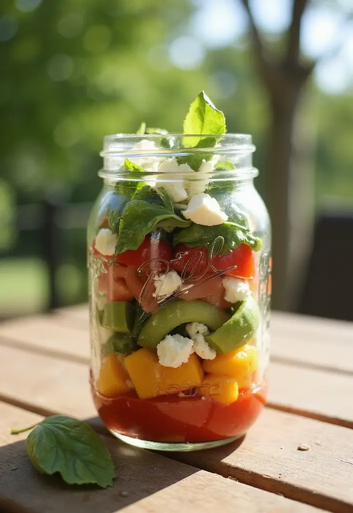 25 Mason Jar Salad Recipes That Are Fresh, Fun, and Healthy 90 25 Mason Jar Salad Recipes That Are Fresh, Fun, and Healthy - 20. Chopped Greek Salad