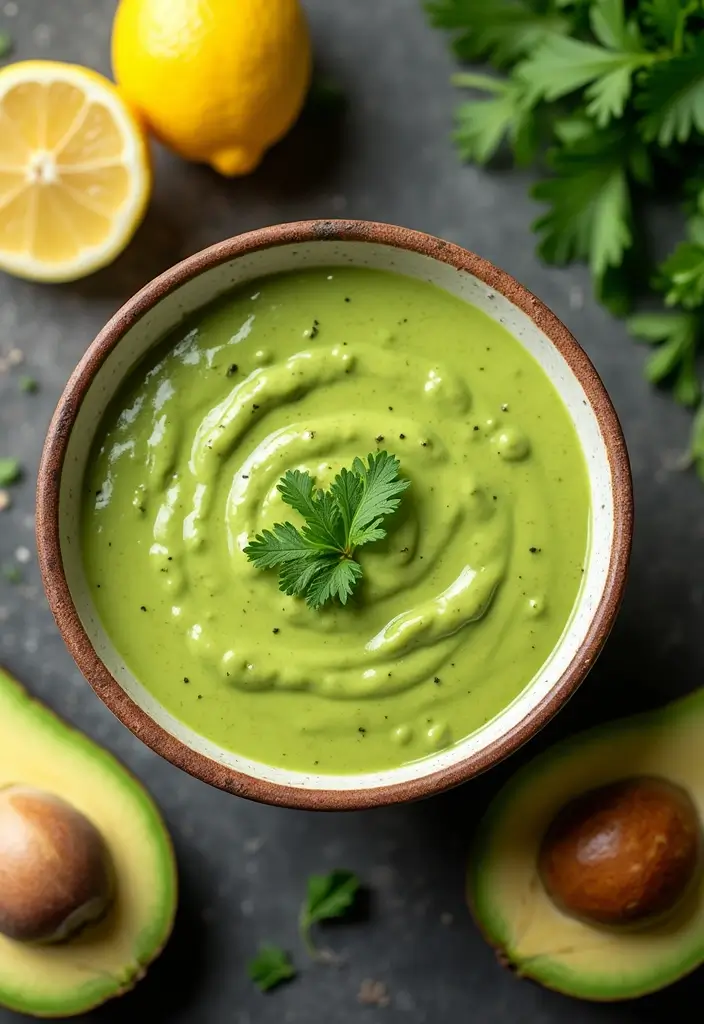 25 Oil Free Salad Dressing Recipes That Are Light Yet Tasty 1 25 Oil Free Salad Dressing Recipes That Are Light Yet Tasty - 1. Creamy Avocado Dressing