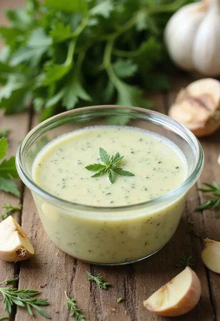 25 Oil Free Salad Dressing Recipes That Are Light Yet Tasty 51 25 Oil Free Salad Dressing Recipes That Are Light Yet Tasty - 11. Garlic Herb Dressing