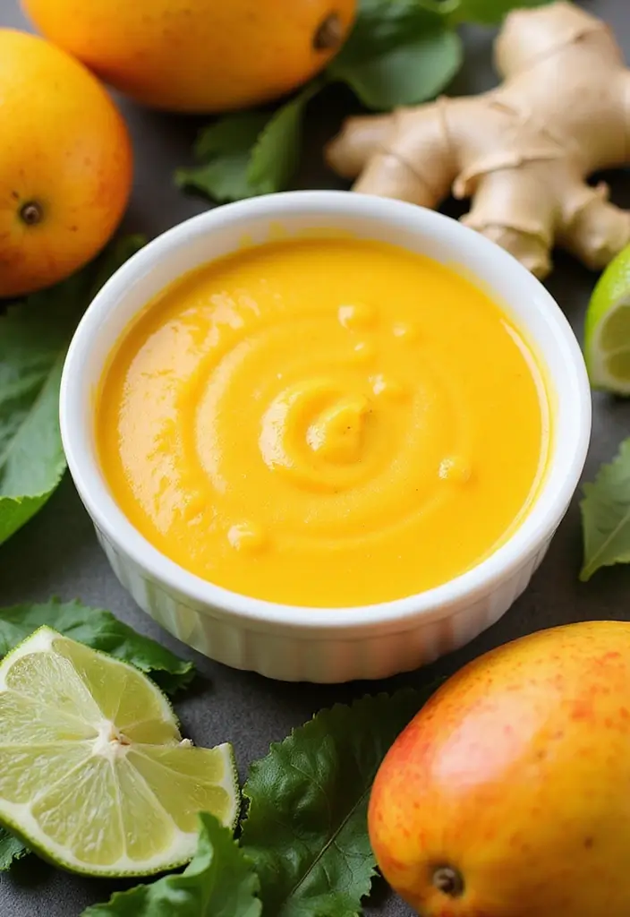 25 Oil Free Salad Dressing Recipes That Are Light Yet Tasty 16 25 Oil Free Salad Dressing Recipes That Are Light Yet Tasty - 4. Sweet Mango Dressing