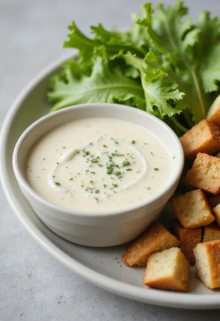 25 Oil Free Salad Dressing Recipes That Are Light Yet Tasty 26 25 Oil Free Salad Dressing Recipes That Are Light Yet Tasty - 6. Vegan Caesar Dressing