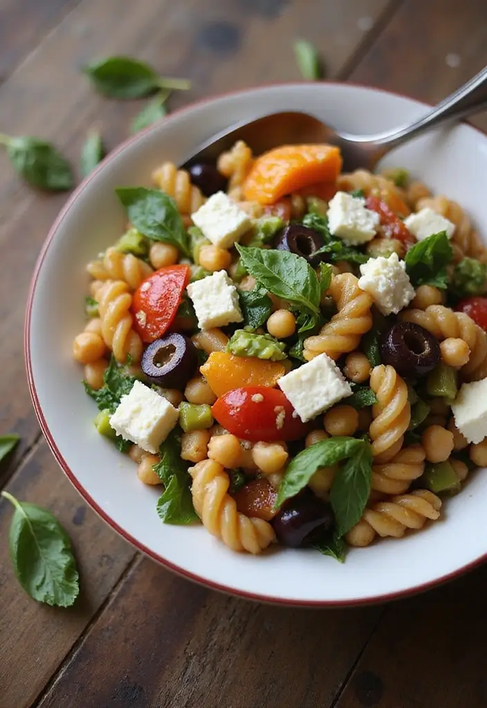 25 Pasta Salad Recipes That Are 100% Gluten Free and Flavorful 1 25 Pasta Salad Recipes That Are 100% Gluten Free and Flavorful - 1. Mediterranean Chickpea Pasta Salad
