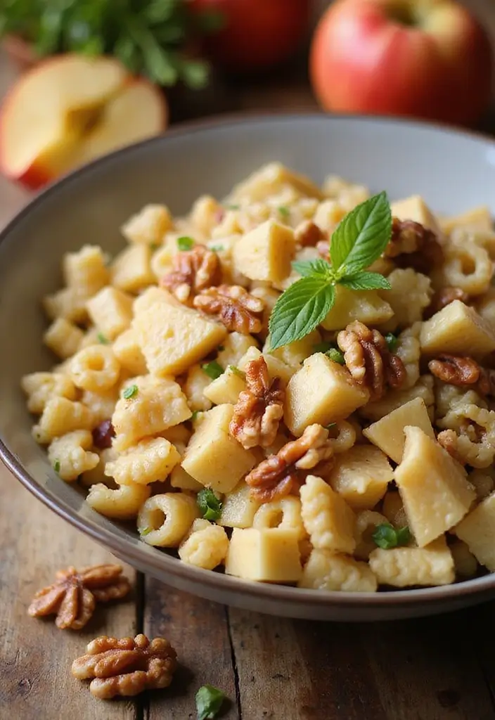 25 Pasta Salad Recipes That Are 100% Gluten Free and Flavorful 98 25 Pasta Salad Recipes That Are 100% Gluten Free and Flavorful - 18. Apple Walnut Pasta Salad