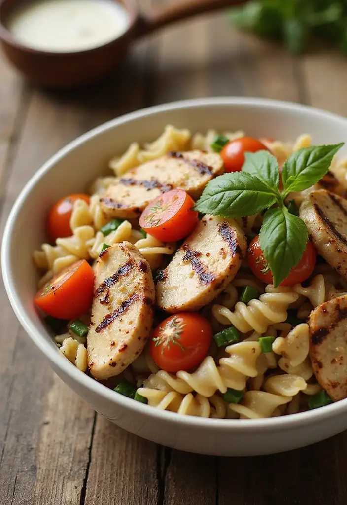 25 Pasta Salad Recipes That Are 100% Gluten Free and Flavorful 105 25 Pasta Salad Recipes That Are 100% Gluten Free and Flavorful - 19. Balsamic Chicken Pasta Salad