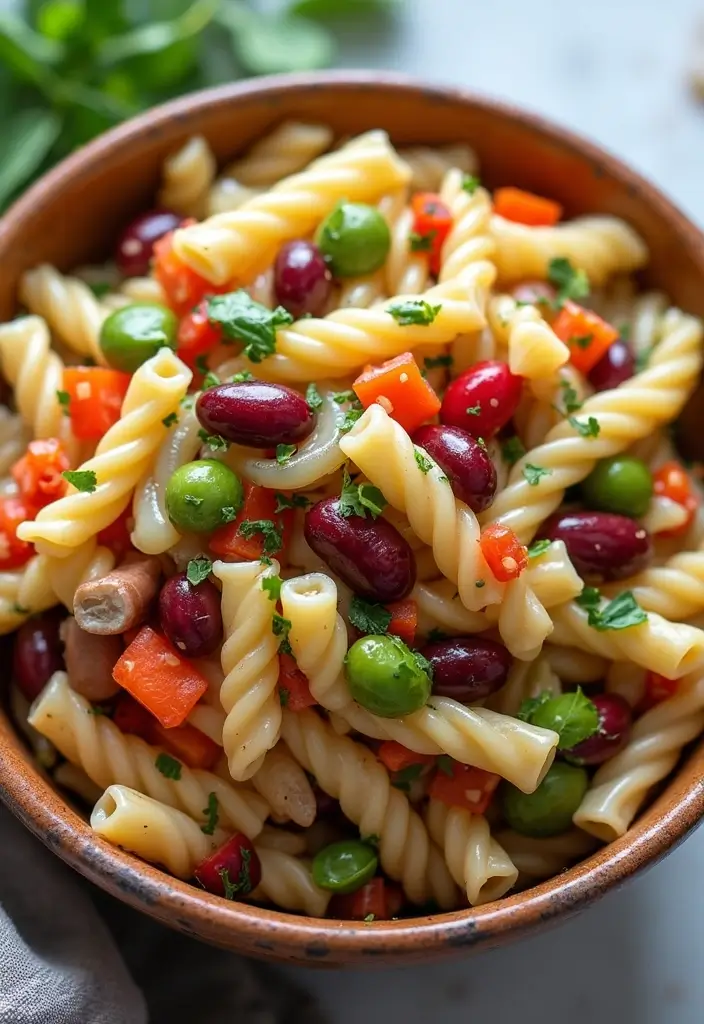25 Pasta Salad Recipes That Are 100% Gluten Free and Flavorful 110 25 Pasta Salad Recipes That Are 100% Gluten Free and Flavorful - 20. Mixed Bean Pasta Salad