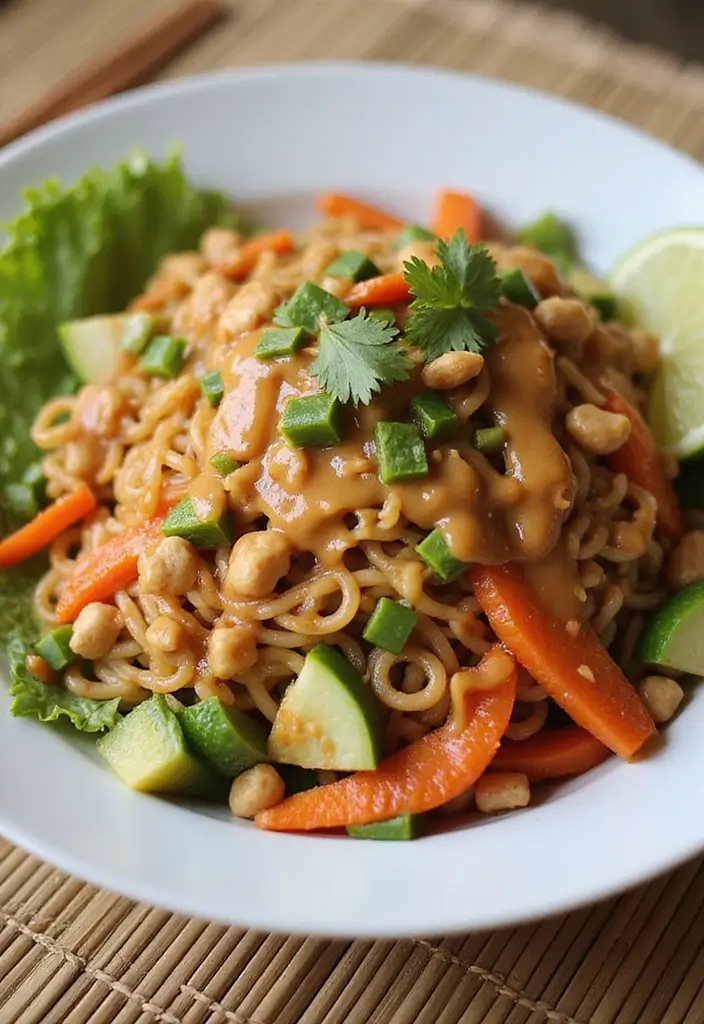 25 Pasta Salad Recipes That Are 100% Gluten Free and Flavorful 18 25 Pasta Salad Recipes That Are 100% Gluten Free and Flavorful - 4. Thai Peanut Noodle Salad
